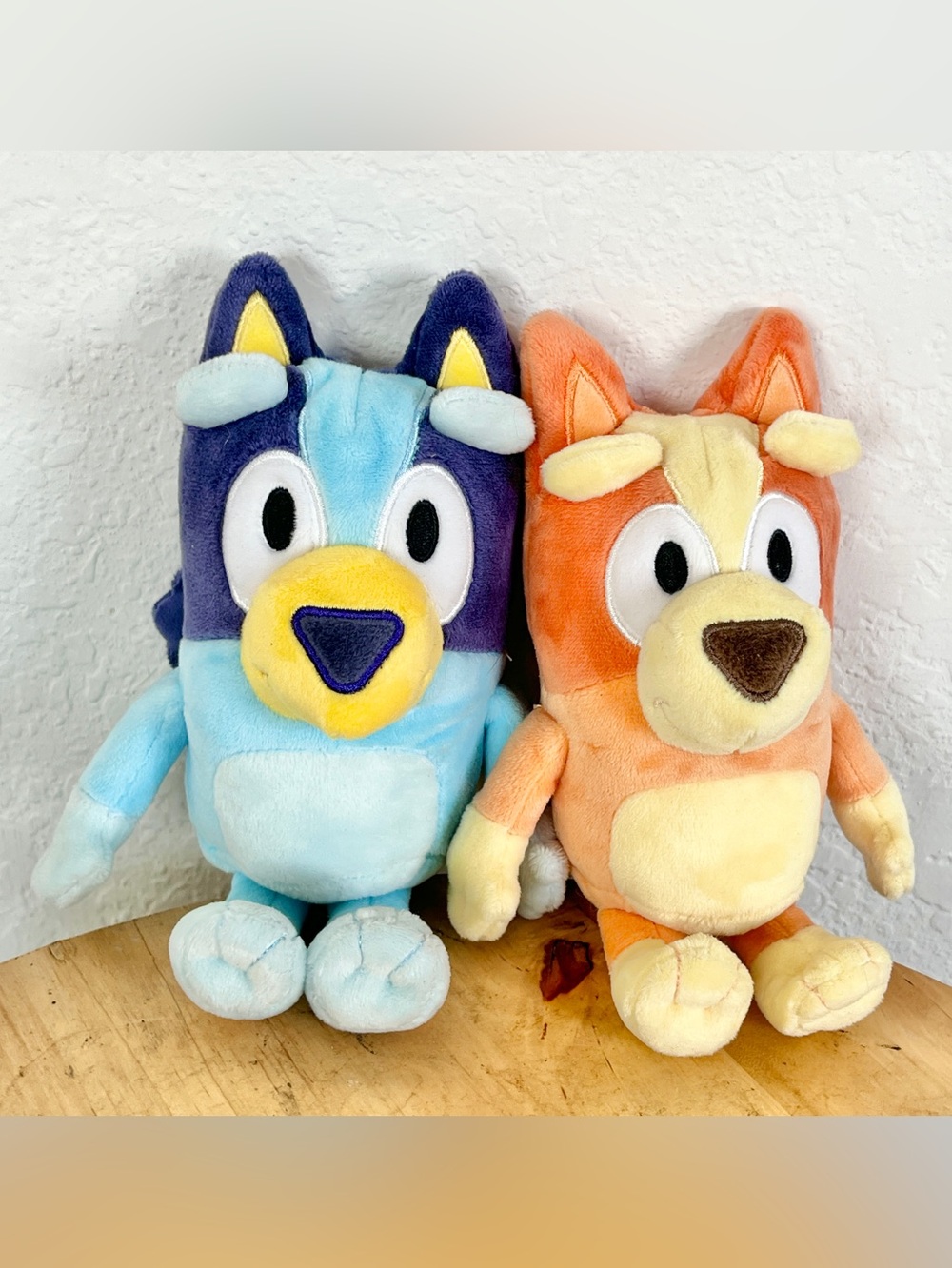 Bluey And Friends - Bluey And  Bingo 7""  Plush  Soft Stuffed Animal Moose Toys